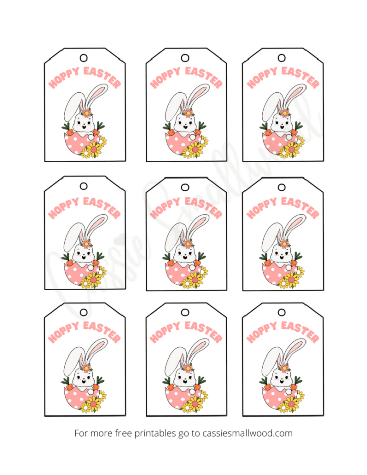 Free Easter Printable Gift Tags