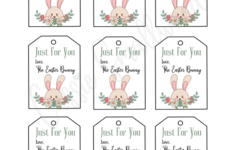 Free Printable Easter Tags {20 Unique Designs} - Cassie Smallwood regarding Free Easter Printable Tags