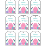 Free Printable Easter Tags {20 Unique Designs}   Cassie Smallwood Regarding Free Printable Easter Eggs Name Tags