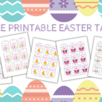 Free Printable Easter Tags {20 Unique Designs}   Cassie Smallwood With Free Printable Easter Eggs Name Tags