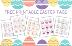 Free Printable Easter Tags {20 Unique Designs} - Cassie Smallwood with Free Printable Easter Eggs Name Tags