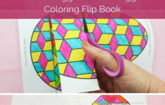 Geom"Egg"Tric Easter Egg Coloring Flip Book with Easter Flip Book Printable