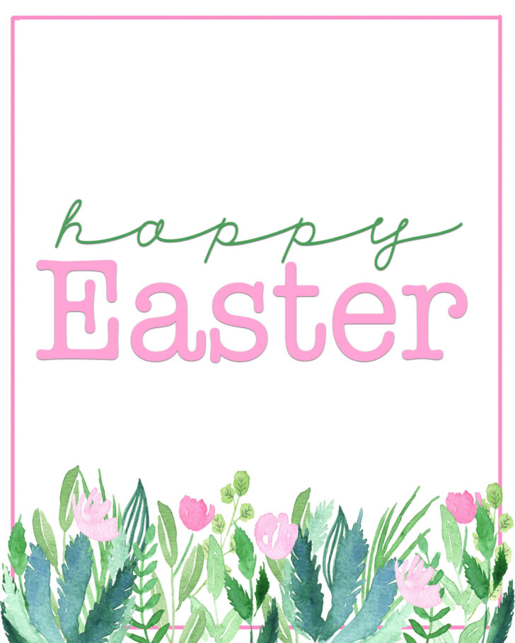 Easter Signs Printable