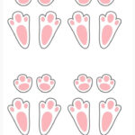 Pindenise Antunes On Escola | Easter Printables Free, Easter Within Printable Free Printable Easter Bunny Footprints