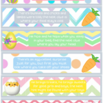 Printable Easter Basket Scavenger Hunt! Make Easter Egg Stra Special Throughout Easter Basket Scavenger Hunt Free Printable