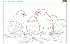 Printable Easter Dot To Dot in Free Dot to Dot Easter Printable