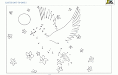 Printable Easter Dot To Dot in Free Printable Easter Dot To Dot