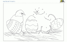 Printable Easter Dot To Dot intended for Dot To Dot Easter Printable
