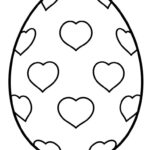 Printable Easter Egg Template And Colouring Page Pdf For Easter Eggs Coloring Sheet Printable