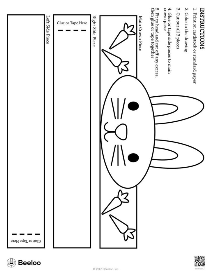 Easter Bonnet Printable Template