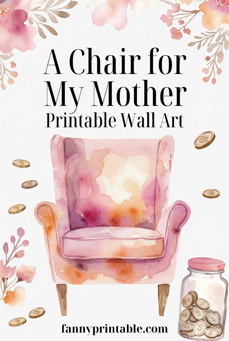 A Chair For My Mother Printable (3)
