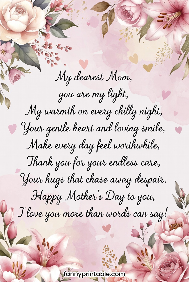 A Poem for Mother's Day - FannyPrintable.Com (4)
