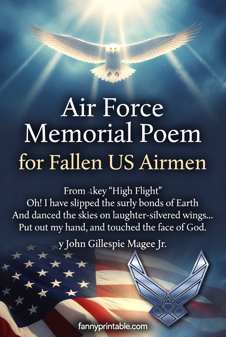 Air Force Memorial Poem for Fallen US Airmen FannyPrintable 1 1 Air Force Memorial Poem for Fallen US Airmen FannyPrintable (1)