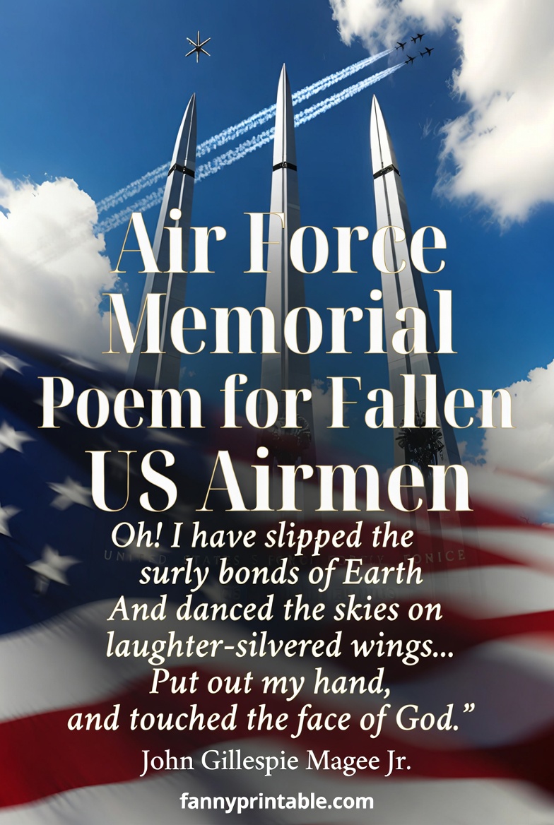Air Force Memorial Poem for Fallen US Airmen FannyPrintable (2)
