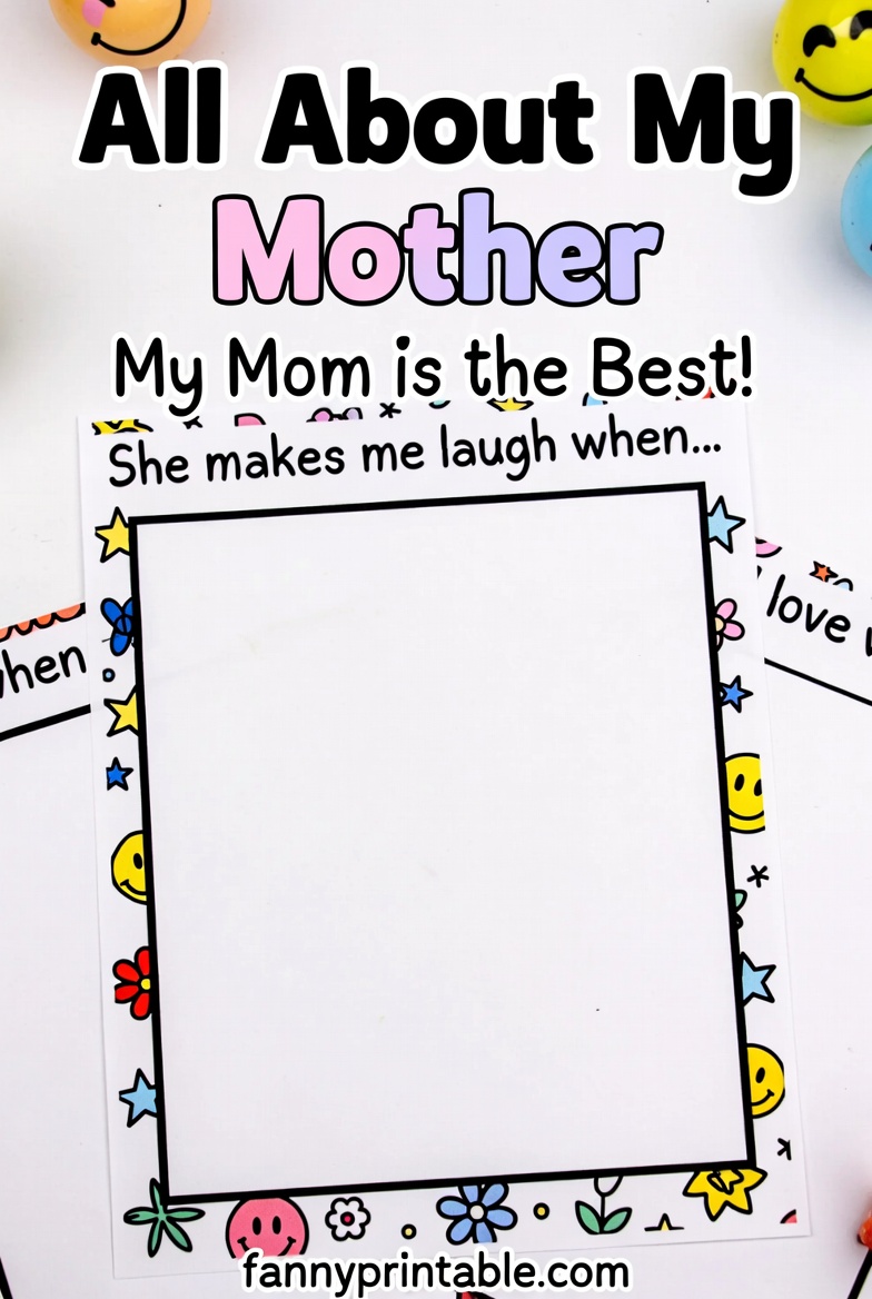 All About My Mother Printable (2)