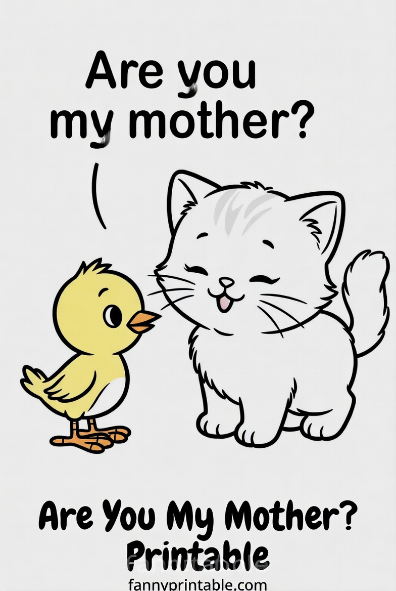 Are You My Mother Characters Printable (1)