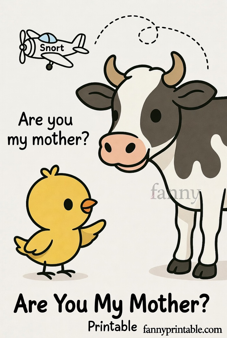 Are You My Mother Characters Printable (2)