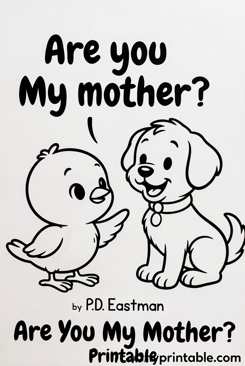 Are You My Mother Characters Printable (3)
