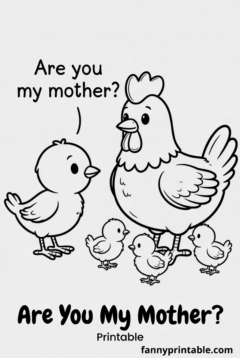 Are You My Mother Characters Printable (4)