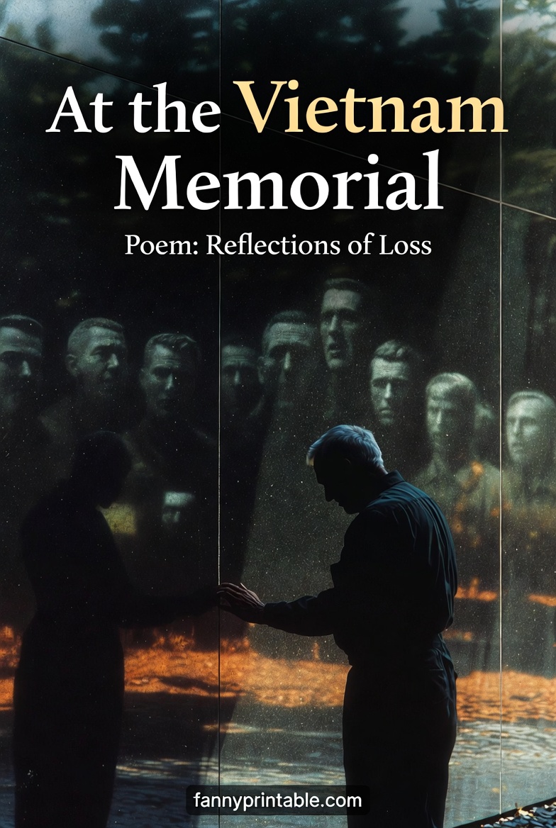 At the Vietnam Memorial Poem Reflections of Loss FannyPrintable 4 At the Vietnam Memorial Poem Reflections of Loss FannyPrintable (4)