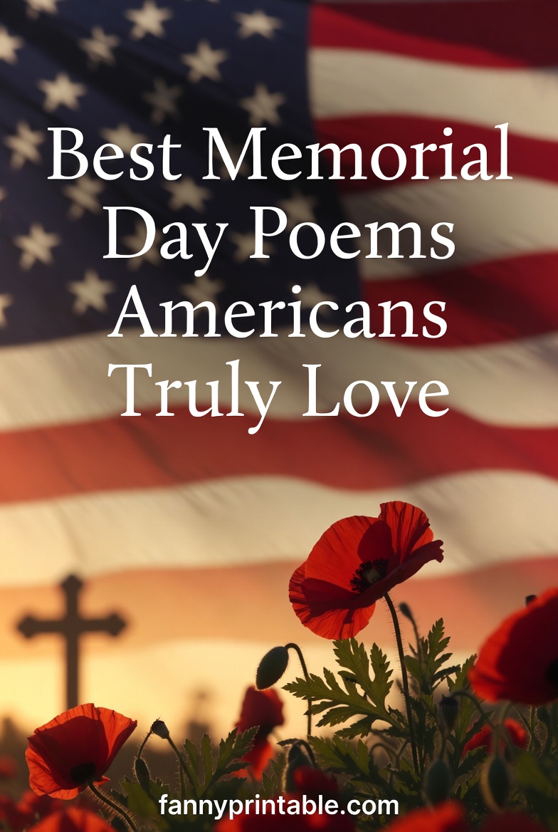 Best Memorial Day Poems Americans Truly Love FannyPrintable (1)