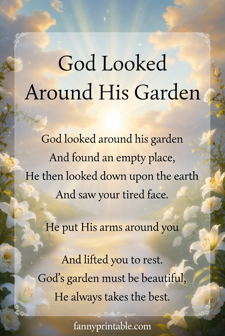 Christian Poems for Memorial Services with Faith FannyPrintable (2)