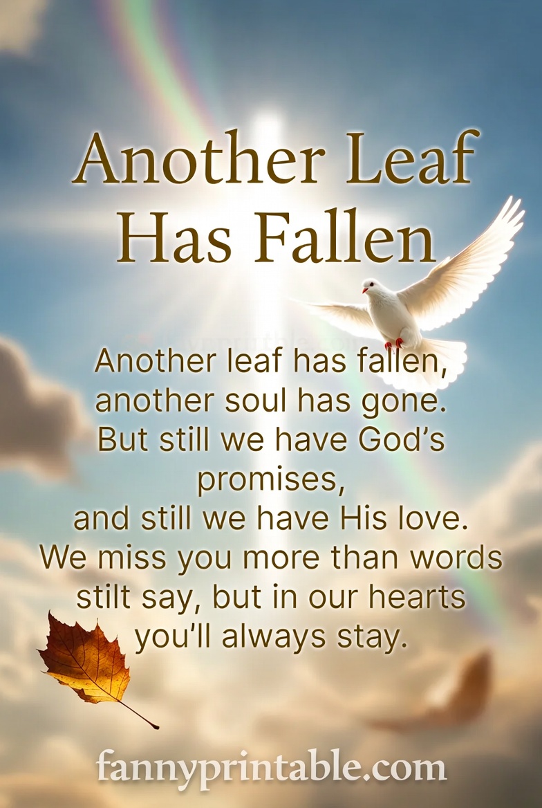 Christian Poems for Memorial Services with Faith FannyPrintable (3)