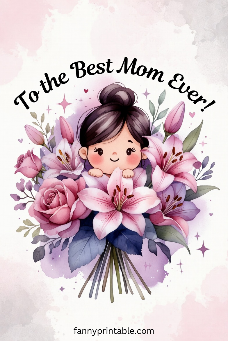 Cute Mother's Day Card - Fanny Printable (4)