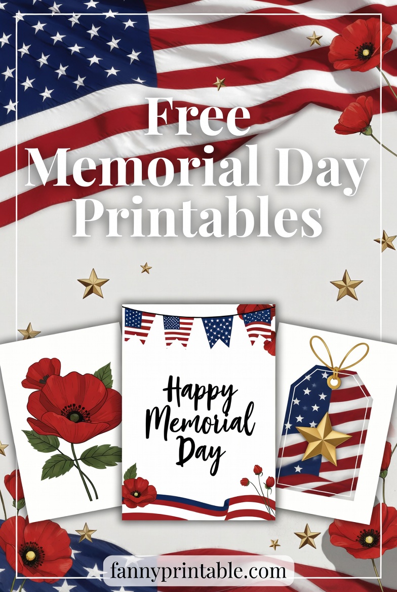 Free Memorial Day Printables FannyPrintable.Com 1 Free Memorial Day Printables - FannyPrintable.Com (1)