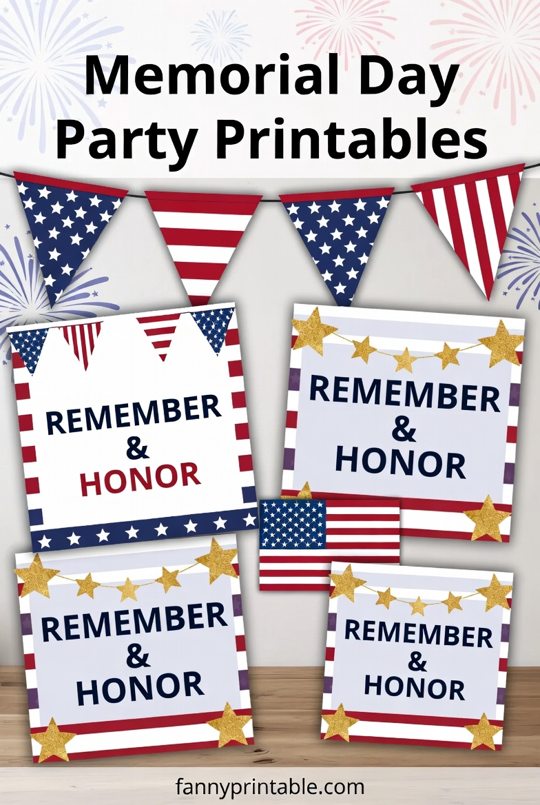 Free Memorial Day Printables FannyPrintable.Com 2 Free Memorial Day Printables - FannyPrintable.Com (2)