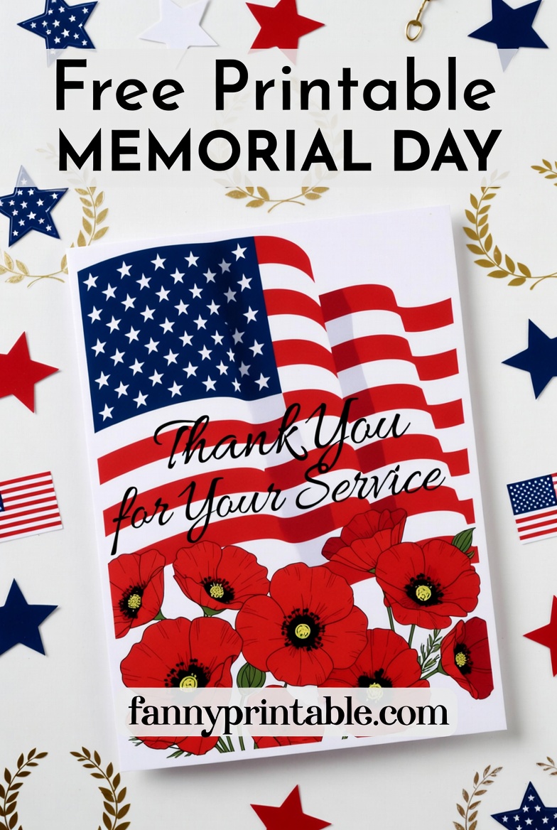 Free Memorial Day Printables FannyPrintable.Com 3 Free Memorial Day Printables - FannyPrintable.Com (3)