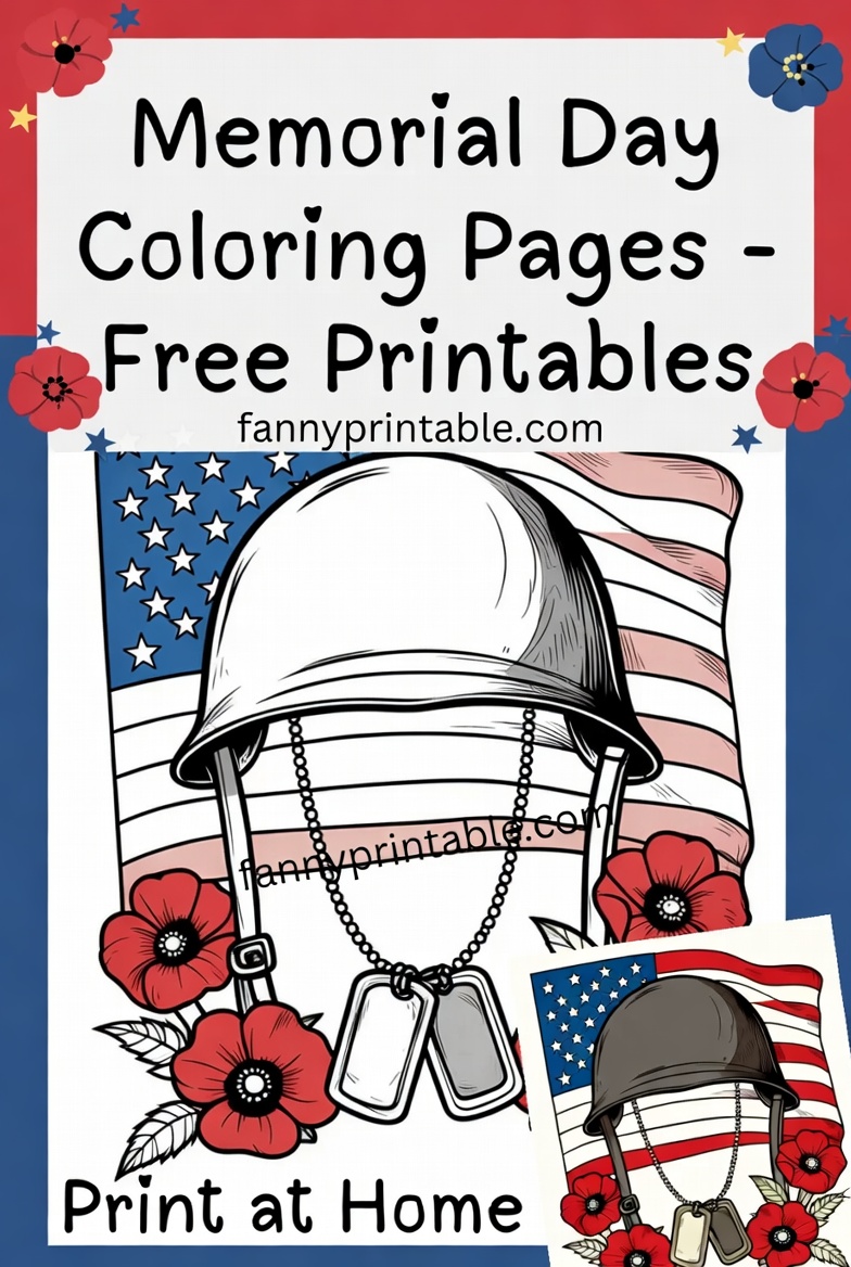 Free Memorial Day Printables FannyPrintable.Com 4 Free Memorial Day Printables - FannyPrintable.Com (4)