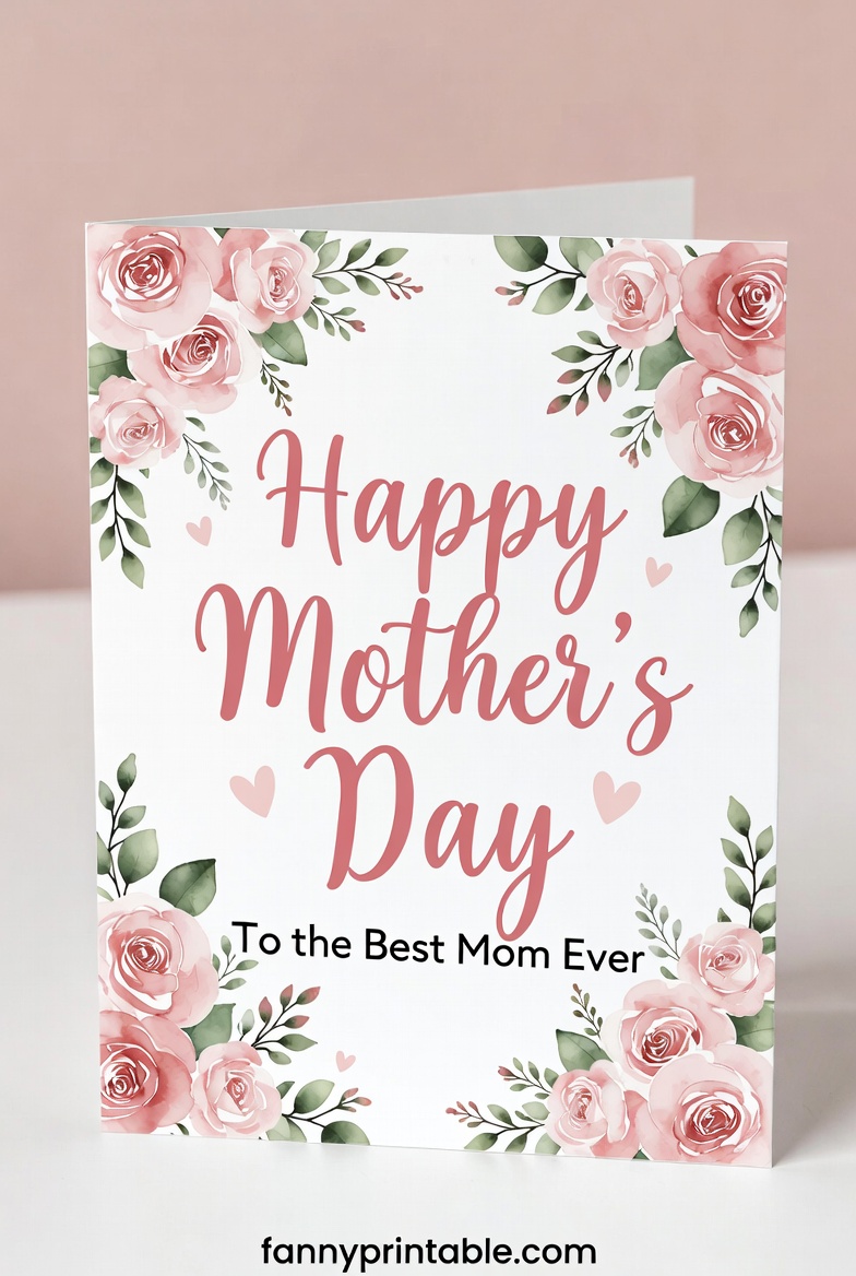 Free Mother's Day Card Printable (1)