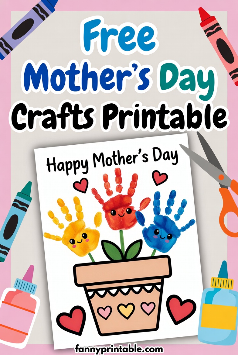 Free Mother's Day Crafts Printable - Fanny Printable (2)