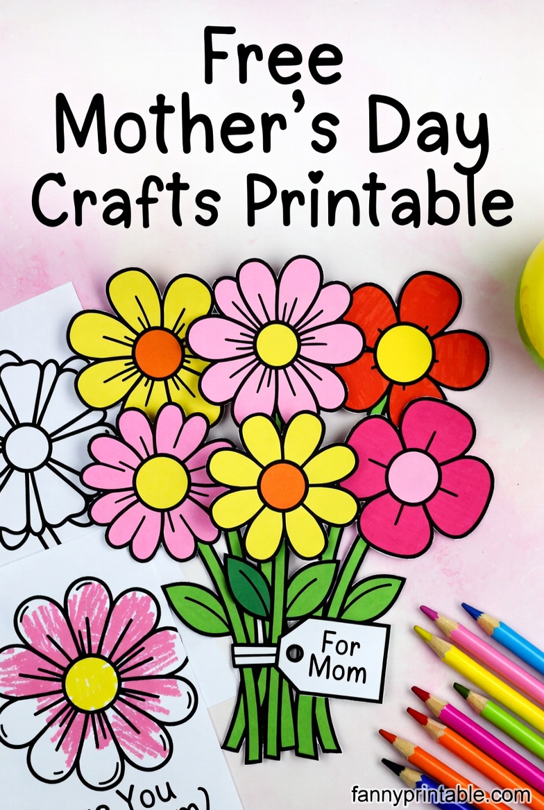 Free Mother's Day Crafts Printable - Fanny Printable (3)