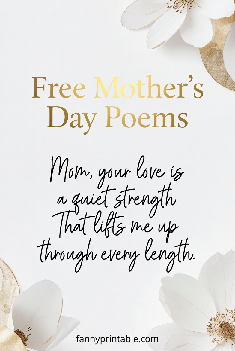 Free Mother's Day Poems - Fanny Printable (1)