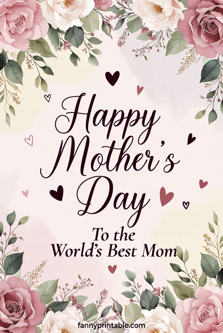 Free Mother's Day Printable - Fanny Printable (1)