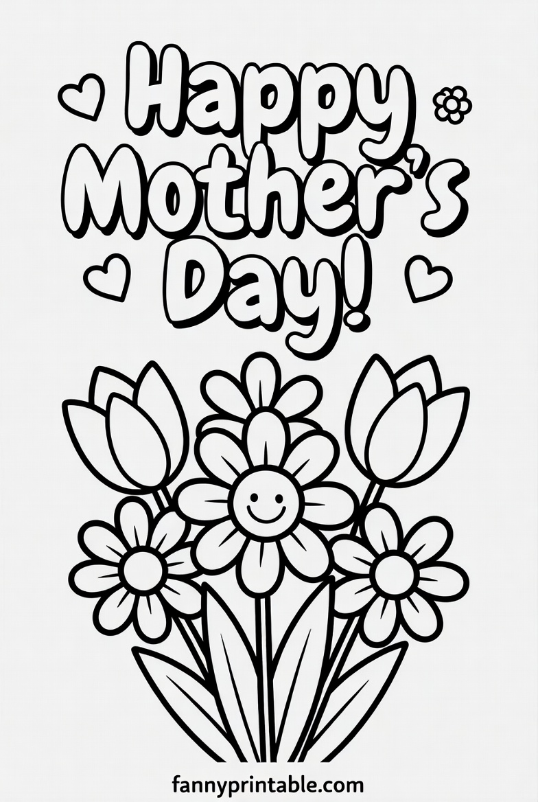 Free Mother's Day Printable For Preschoolers (1)
