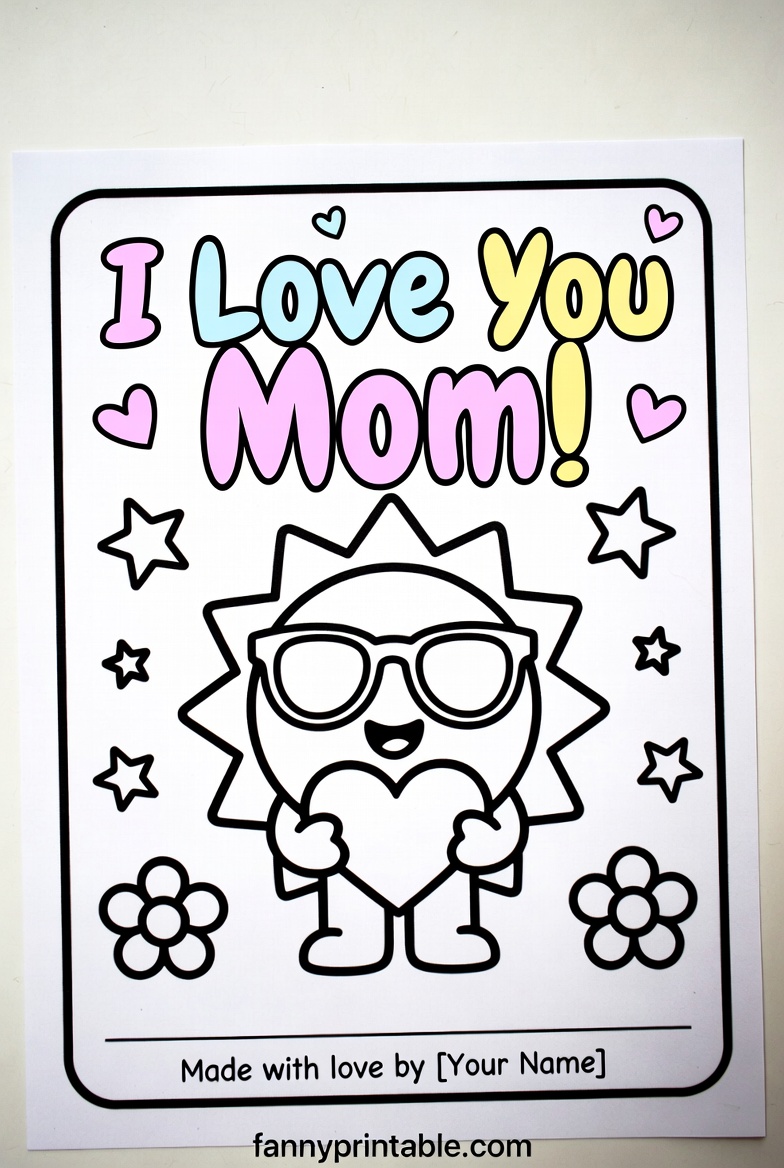 Free Mother's Day Printable For Preschoolers (4)