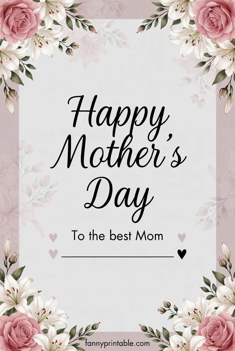 Free Mother's Day Templates Printable - Fanny Printable (1)