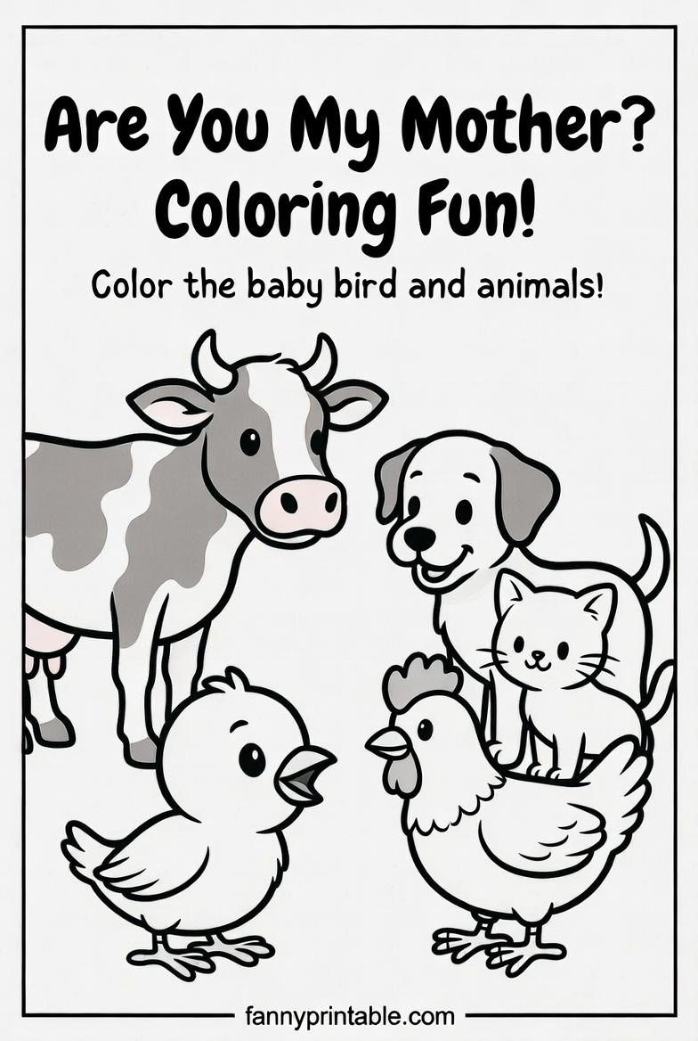 Free Printable Are You My Mother Activities (2)