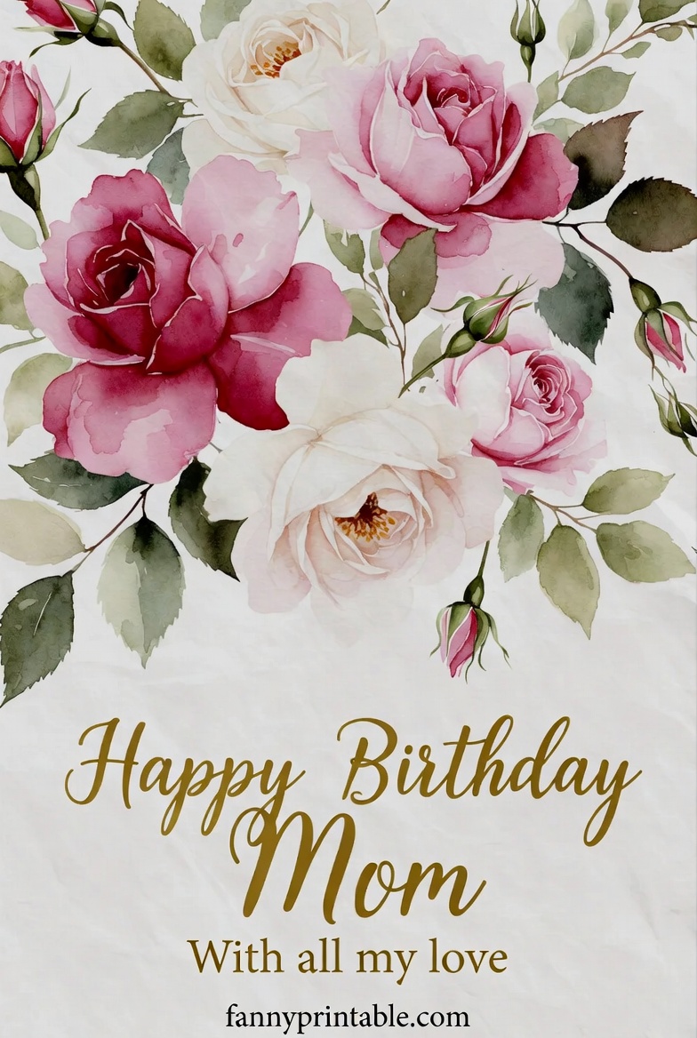 Free Printable Birthday Card For Mother - Fanny Printable (2)