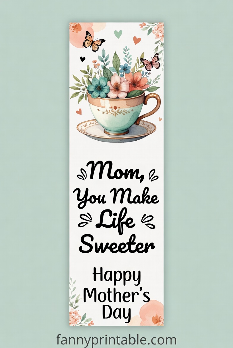 Free Printable Bookmarks For Mother's Day (2)