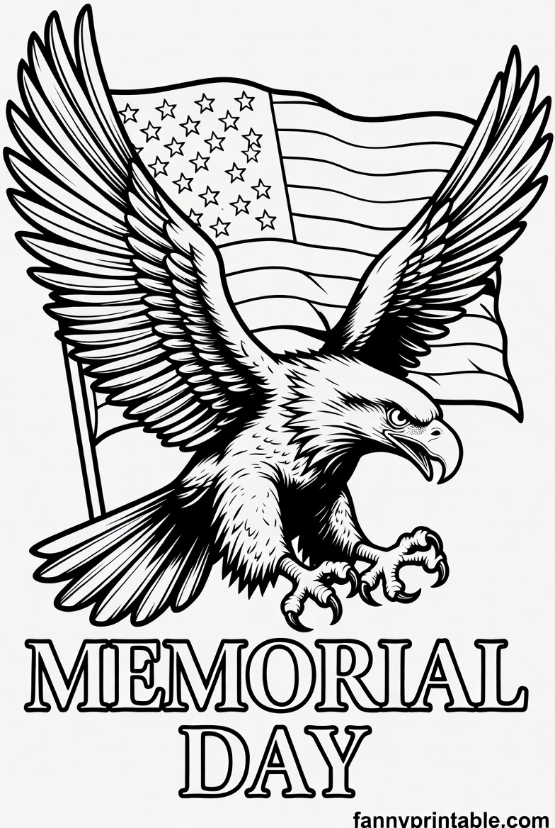 Free Printable Coloring Pages For Memorial Day - FannyPrintable.Com (3)