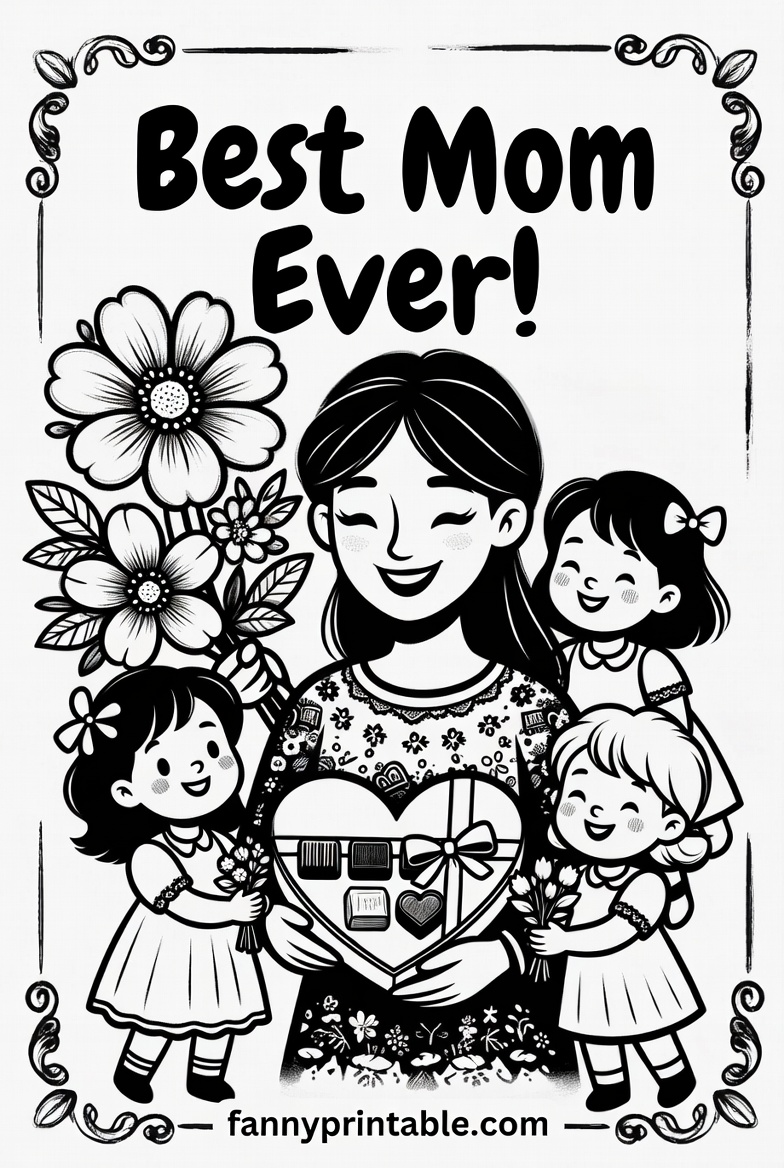 Free Printable Coloring Pages For Mother's Day (4)