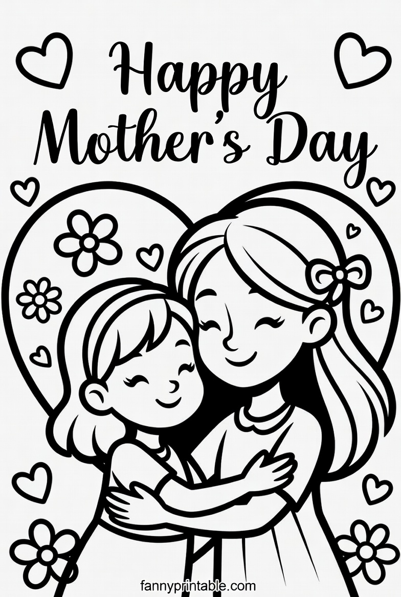 Free Printable Coloring Sheets For Mother's Day - Fanny Printable (3)