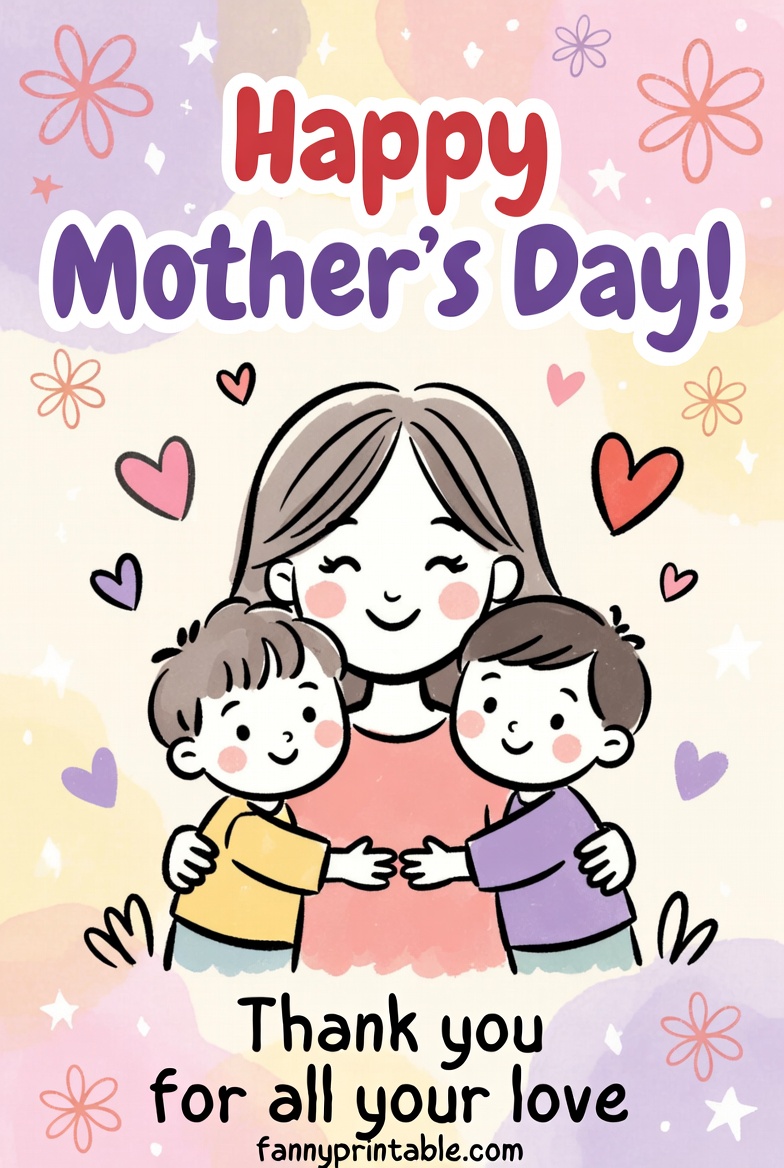 Free Printable For Mother's Day Card (4)