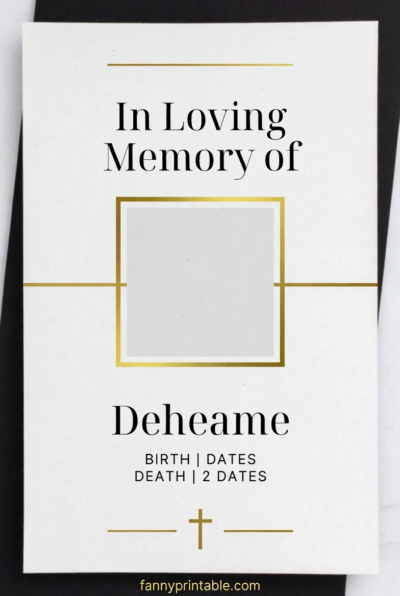 Free Printable Funeral Memorial Card Template - FannyPrintable.Com (3)