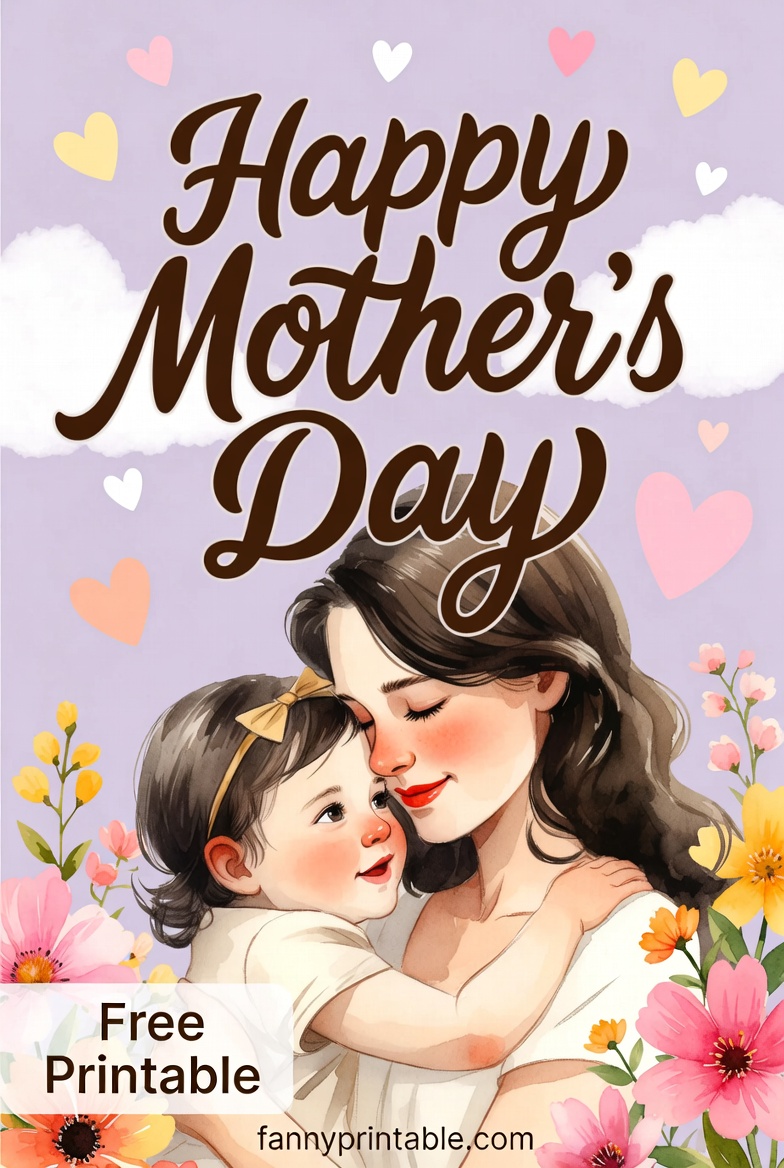 Free Printable Happy Mothers Day 1 Free Printable Happy Mother's Day (1)