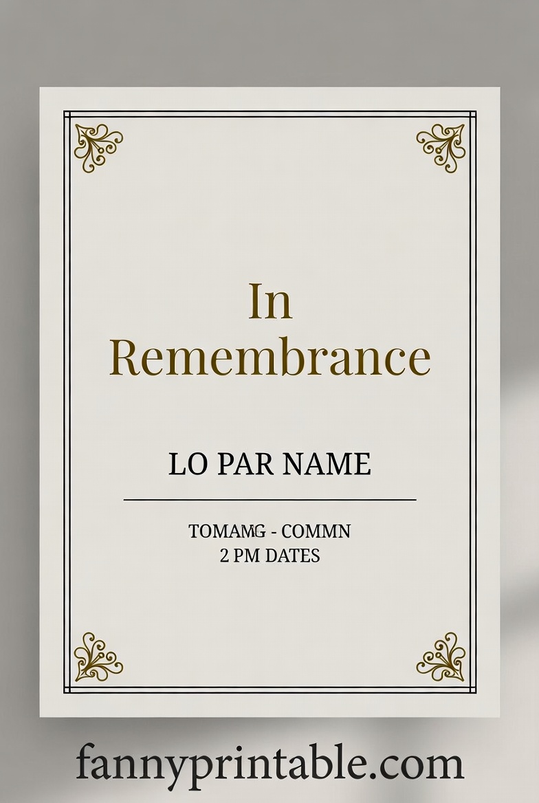 Free Printable Memorial Cards - FannyPrintable.Com (3)